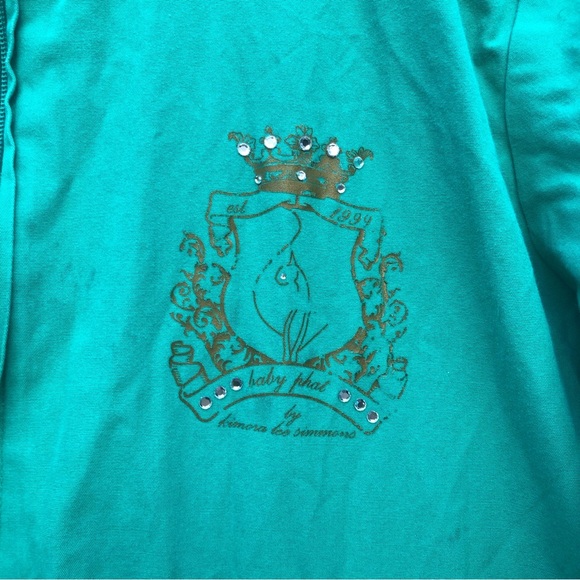 Baby Phat Womens Vintage emerald green jacket LAST CHANCE - Picture 3 of 4